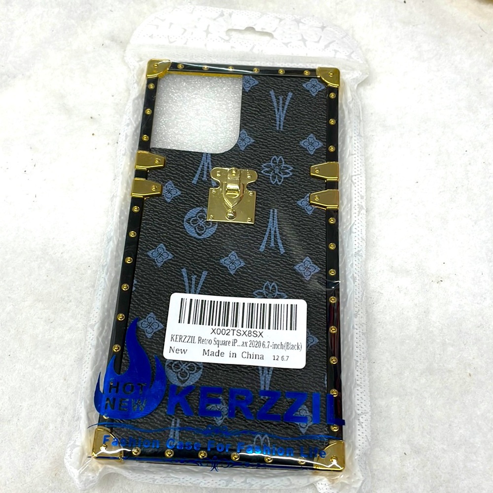 NEW!!! Kerzzil retro square ip 12 ax 2020 6.7-inch black